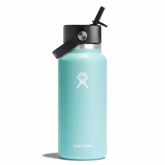32 OZ WIDE MOUTH W/FLEX STRAW CAP