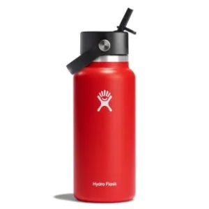32 OZ WIDE MOUTH W/FLEX STRAW CAP
