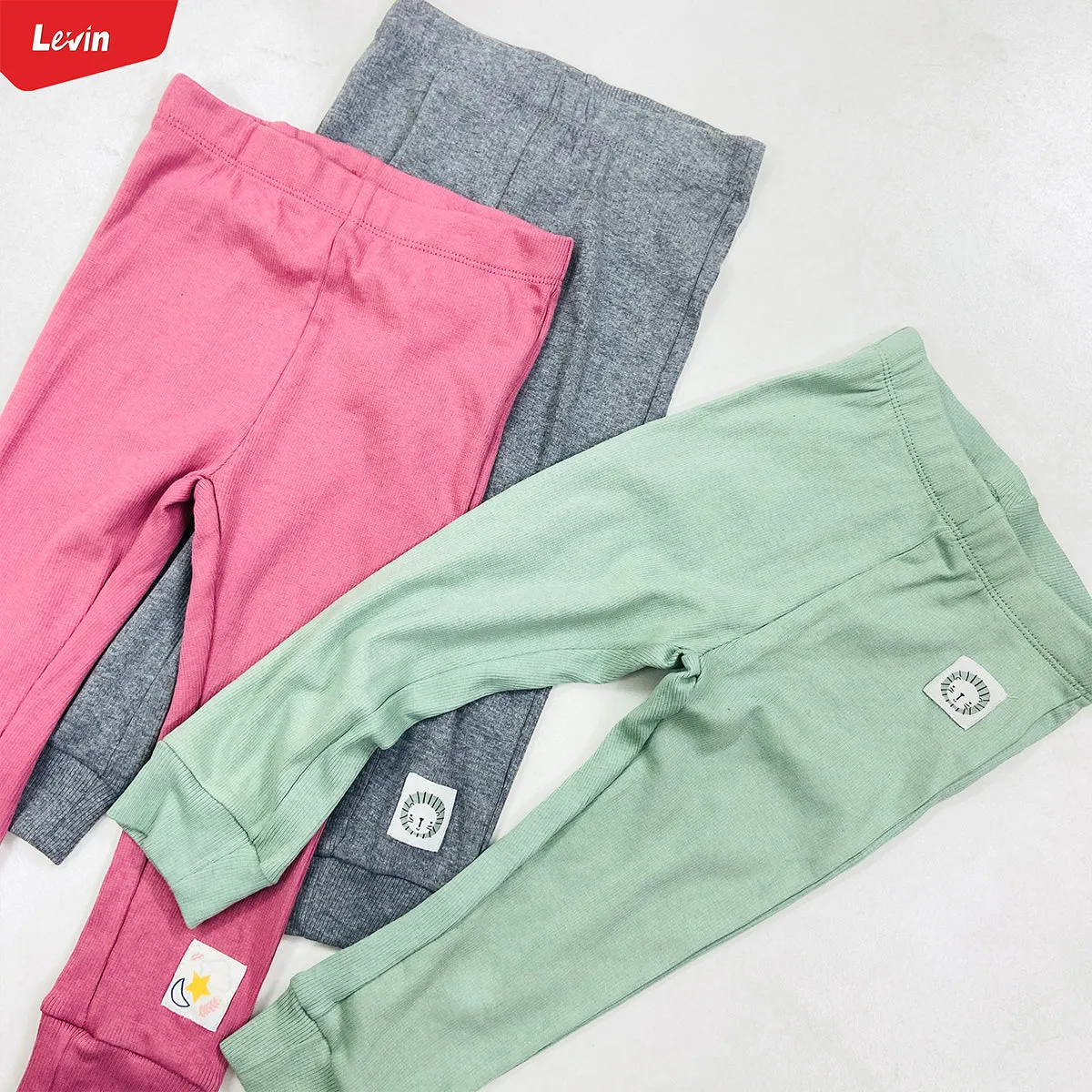 Baby Girls Soft Ribbed cotton Leggings