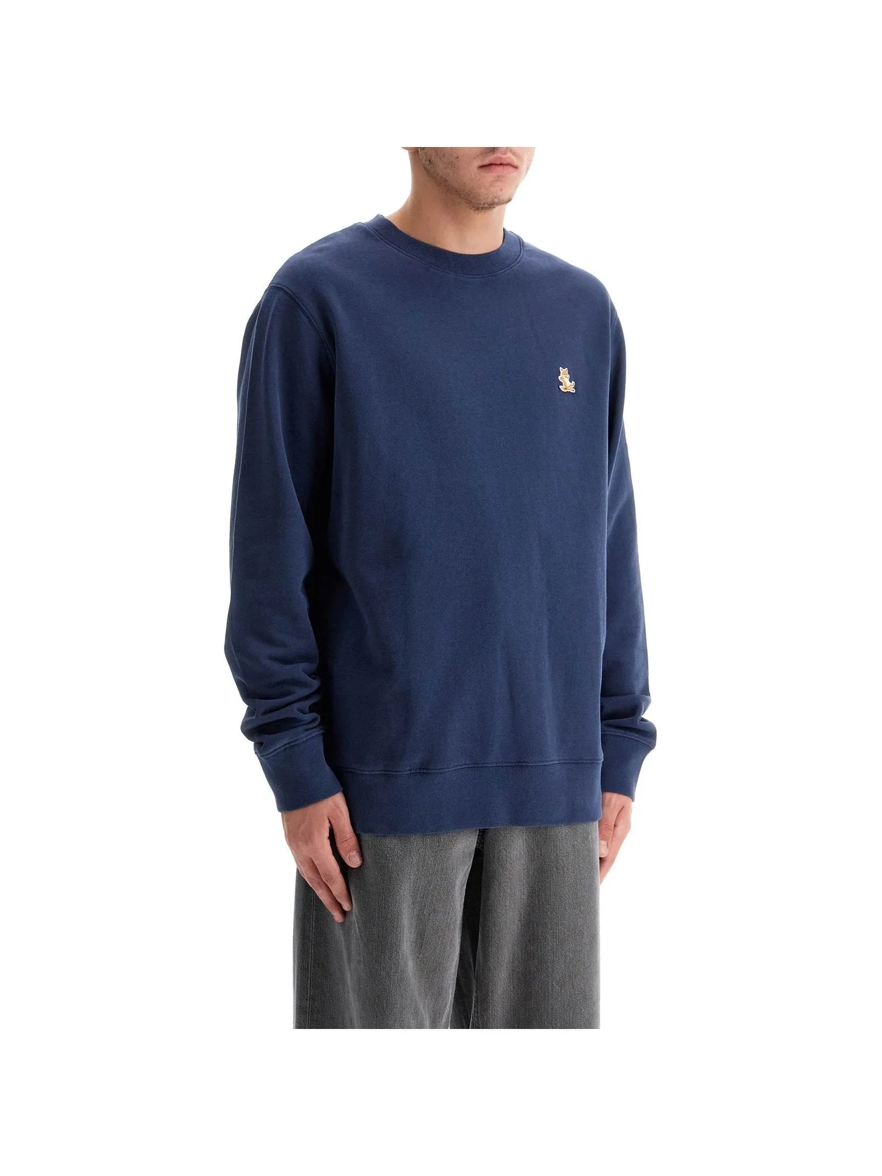 Chillax Fox Patch Sweatshirt