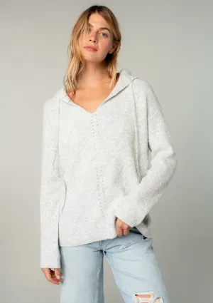 Cozy Long Sleeve Hooded Pullover Sweater