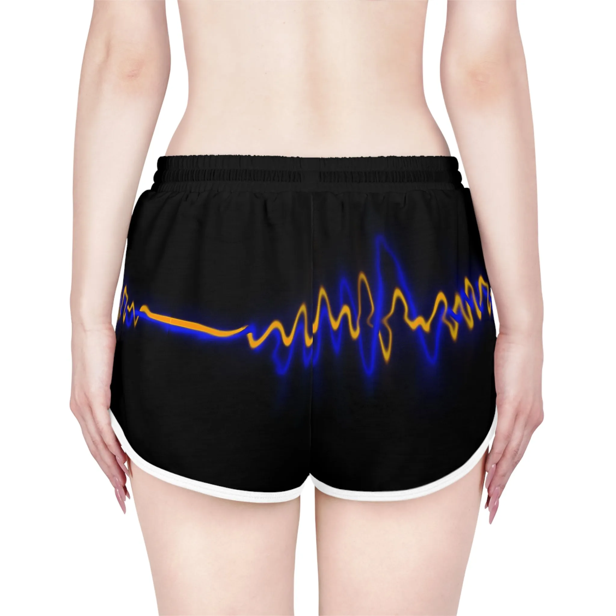 Early Night Records - Women's Relaxed Shorts (AOP)