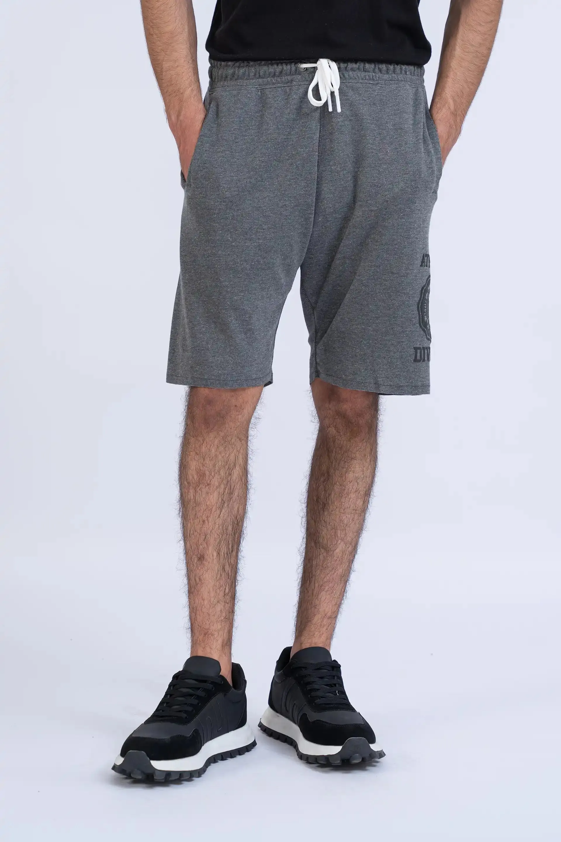 Grey Relaxed Fit Shorts