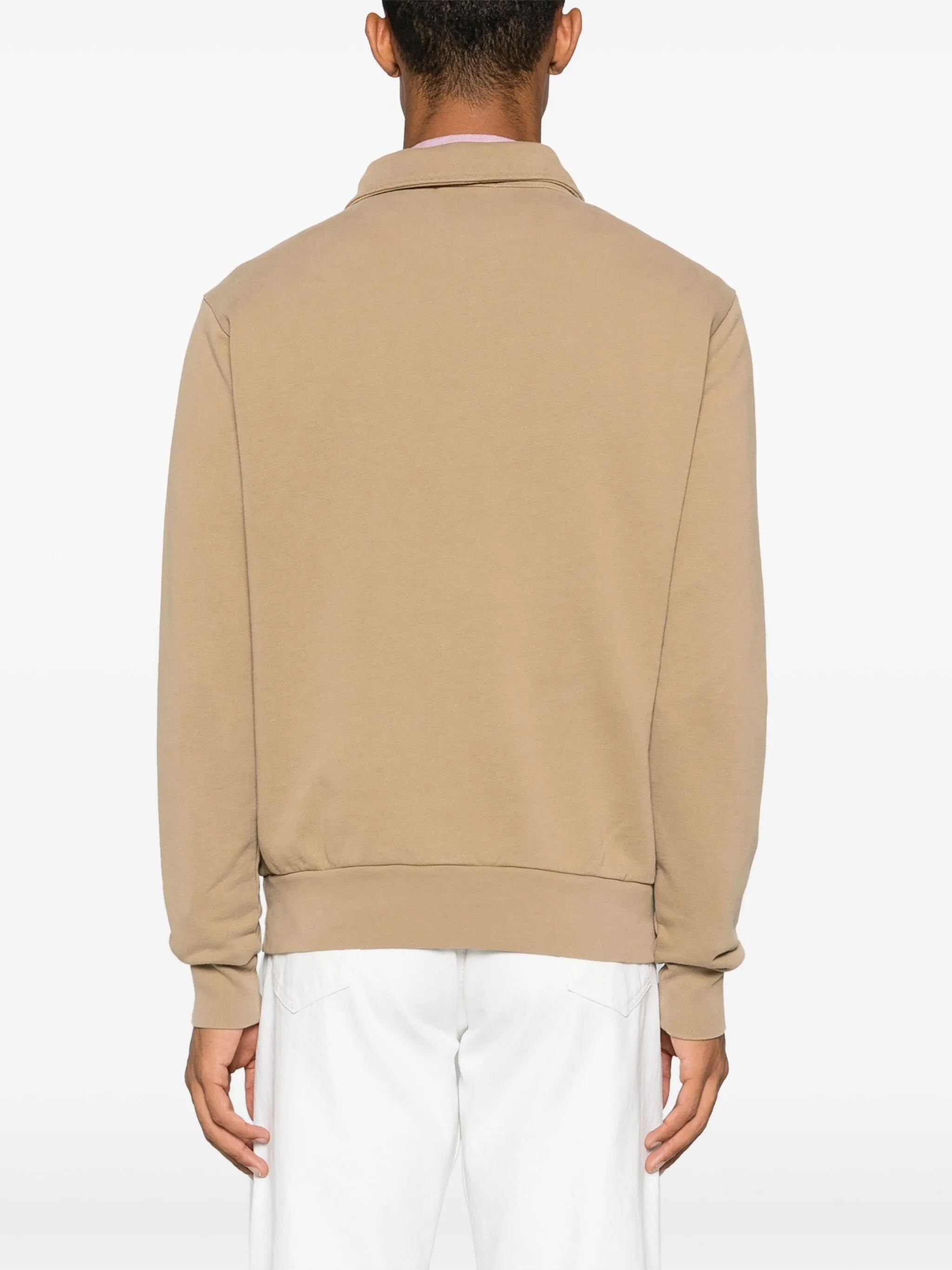 Half-Zip Jersey Sweatshirt