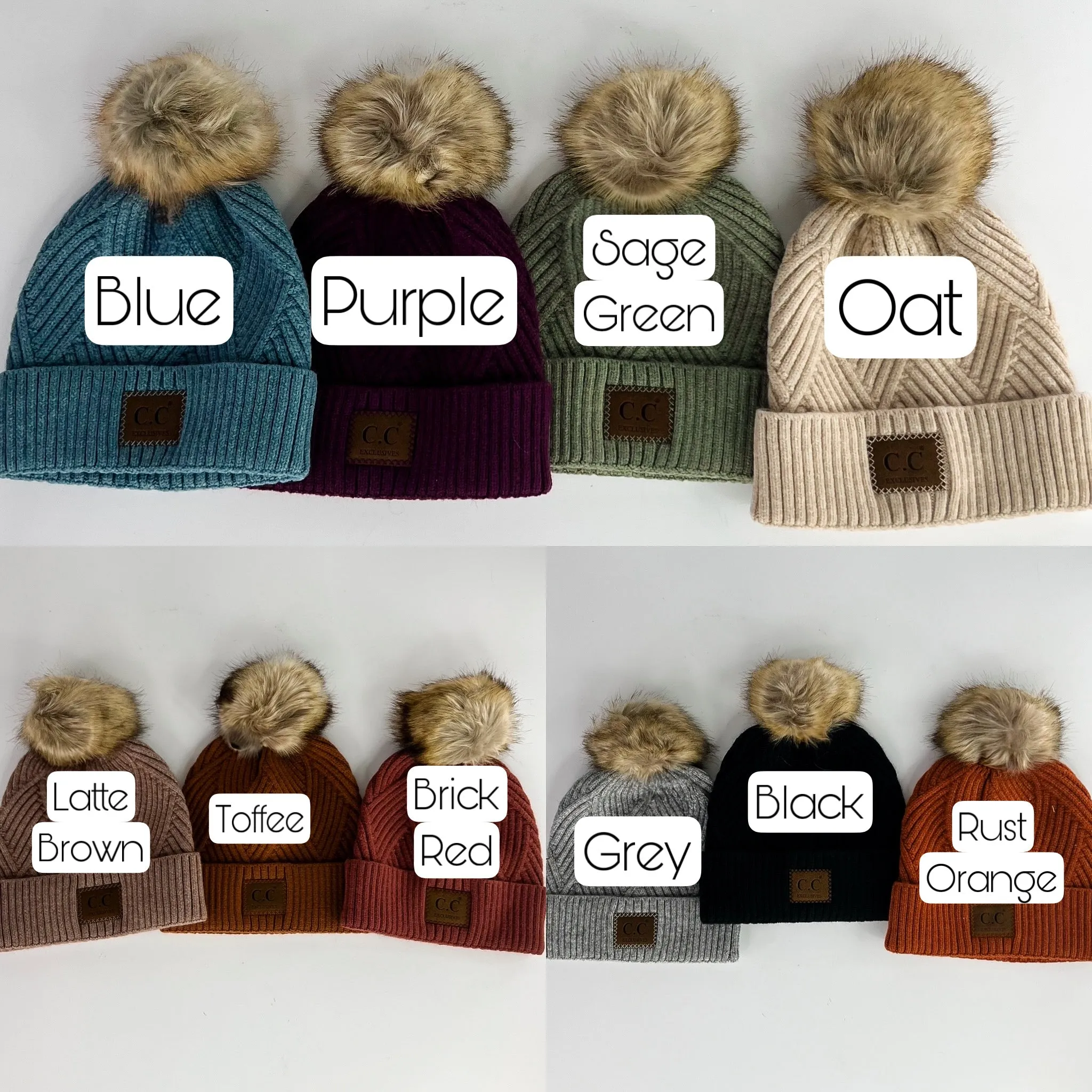 Keeping Warm Winter Hat - 10 colors!