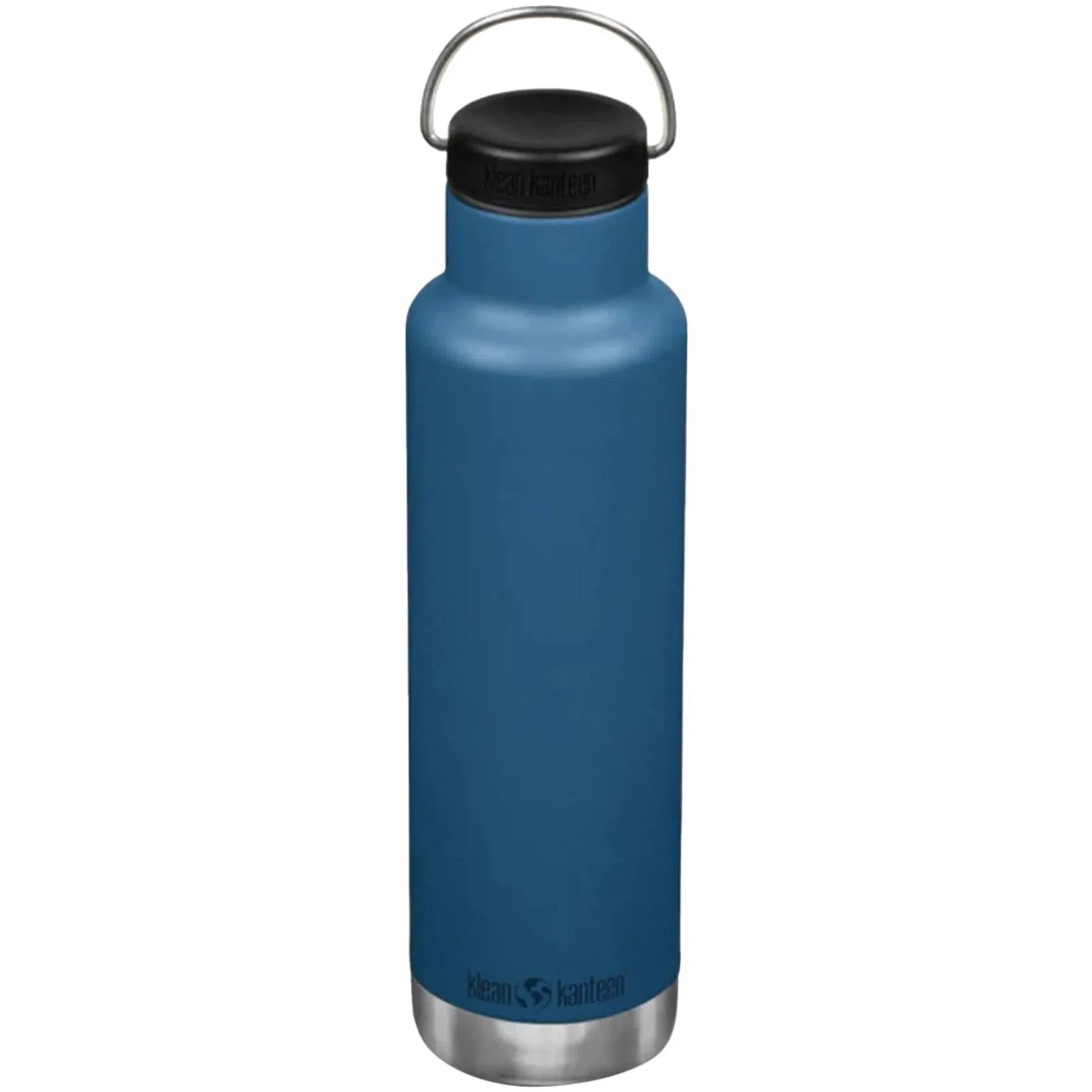 Klean Kanteen Water Bottle - Classic Real Teal Stainless with Loop Cap, 20oz | 1008459