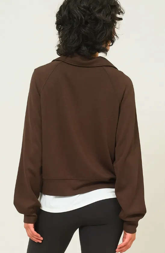 Myra Scuba Half Zip Sweatshirt
