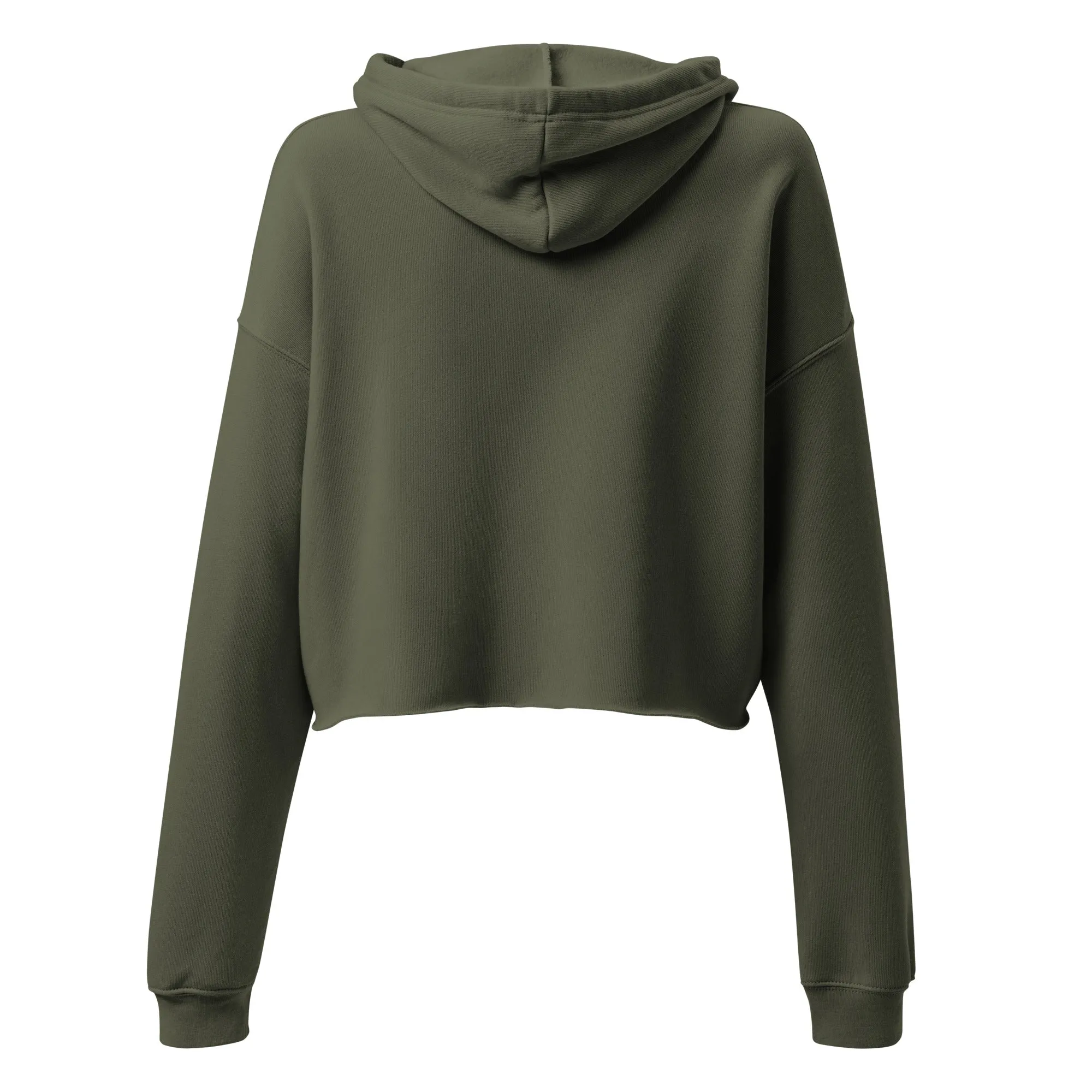 Norwegian Rosemaling Embroidered Cropped Hoodie