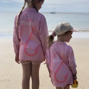 Outdoor Adventure / Fishing Shirt - PINK HOOK & ANCHOR