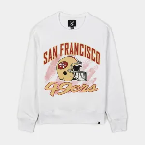 San Francisco 49ers Headline Mens Crewneck (White/Red)