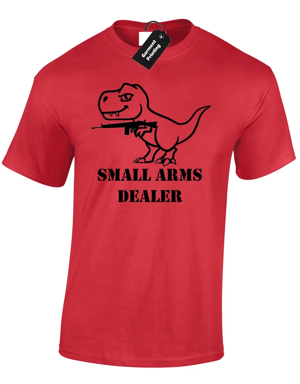 Small Arms Dealer Cotton T-Rex T-Shirt 10 Color Options