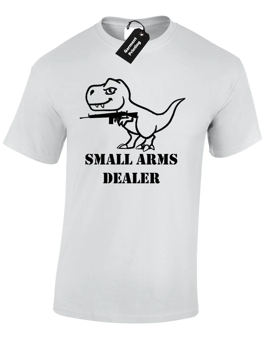 Small Arms Dealer Cotton T-Rex T-Shirt 10 Color Options