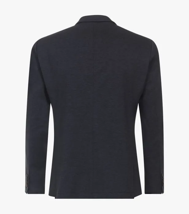 Venti Men's Leisure Jersey Blazer - Navy