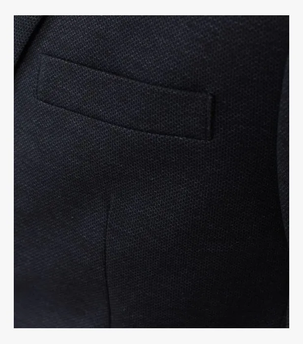 Venti Men's Leisure Jersey Blazer - Navy