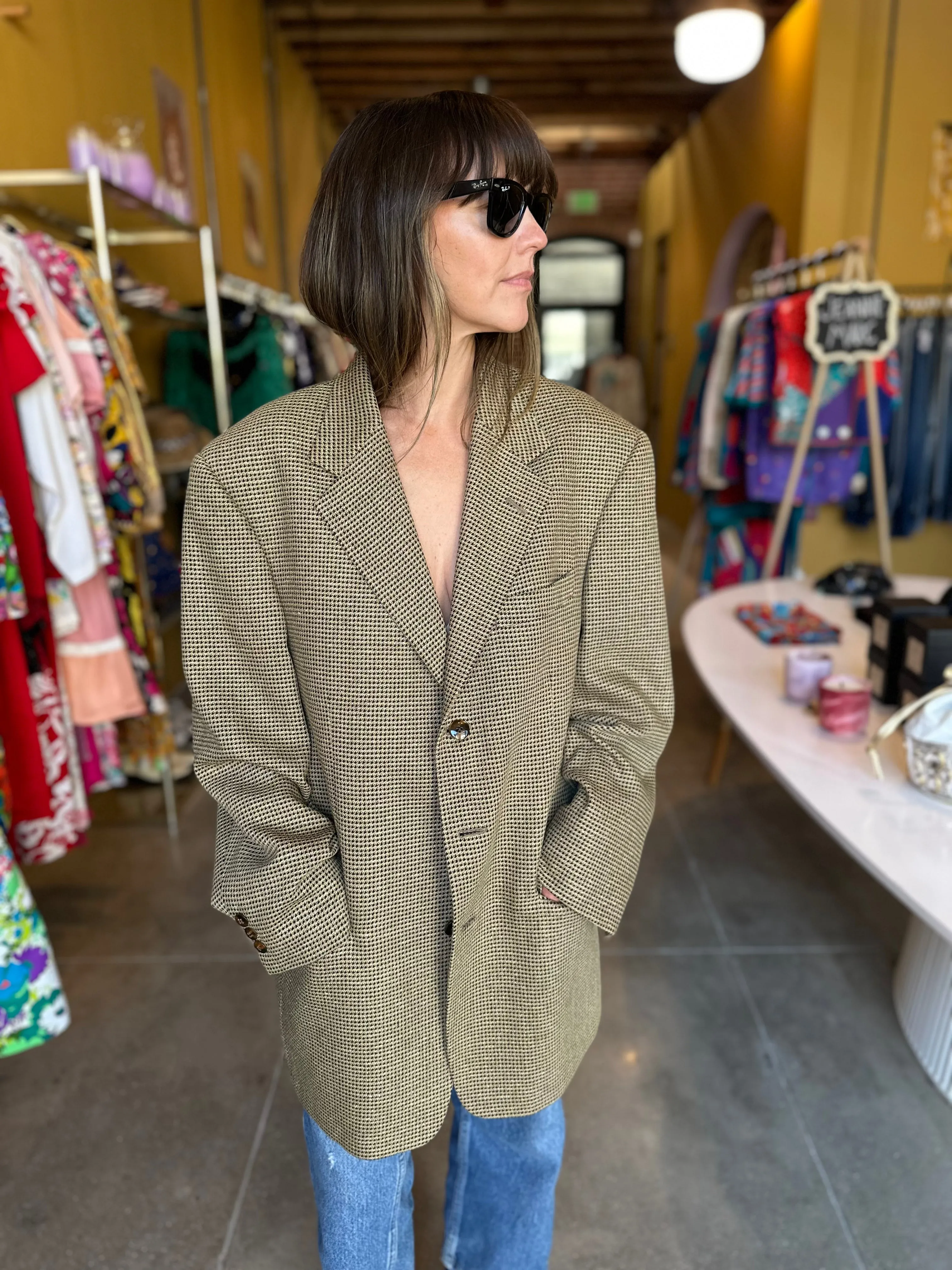 Vintage Givency Houndstooth Blazer