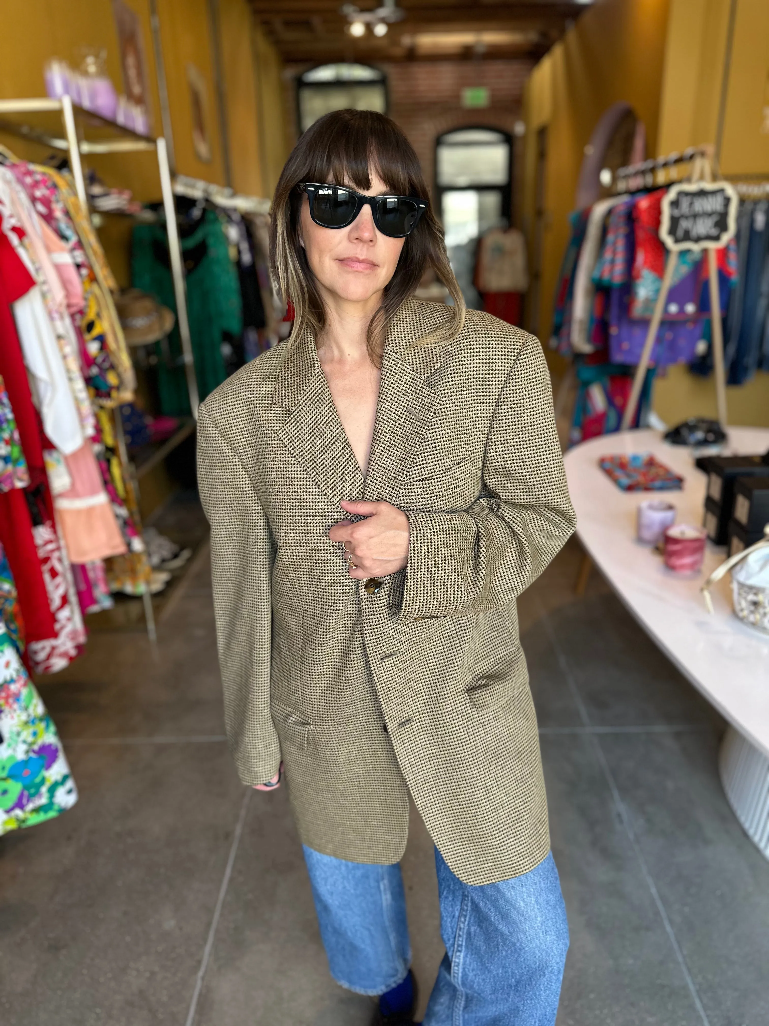 Vintage Givency Houndstooth Blazer
