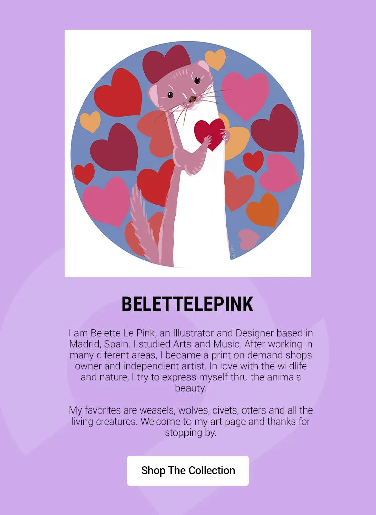 Weasel Hearts 1 BY Belettelepink