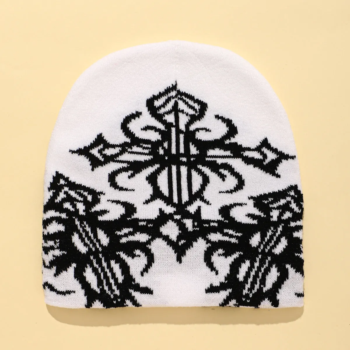 Wholesale Knitted Hat Cold Protection Jacquard Warm Woolen Hat