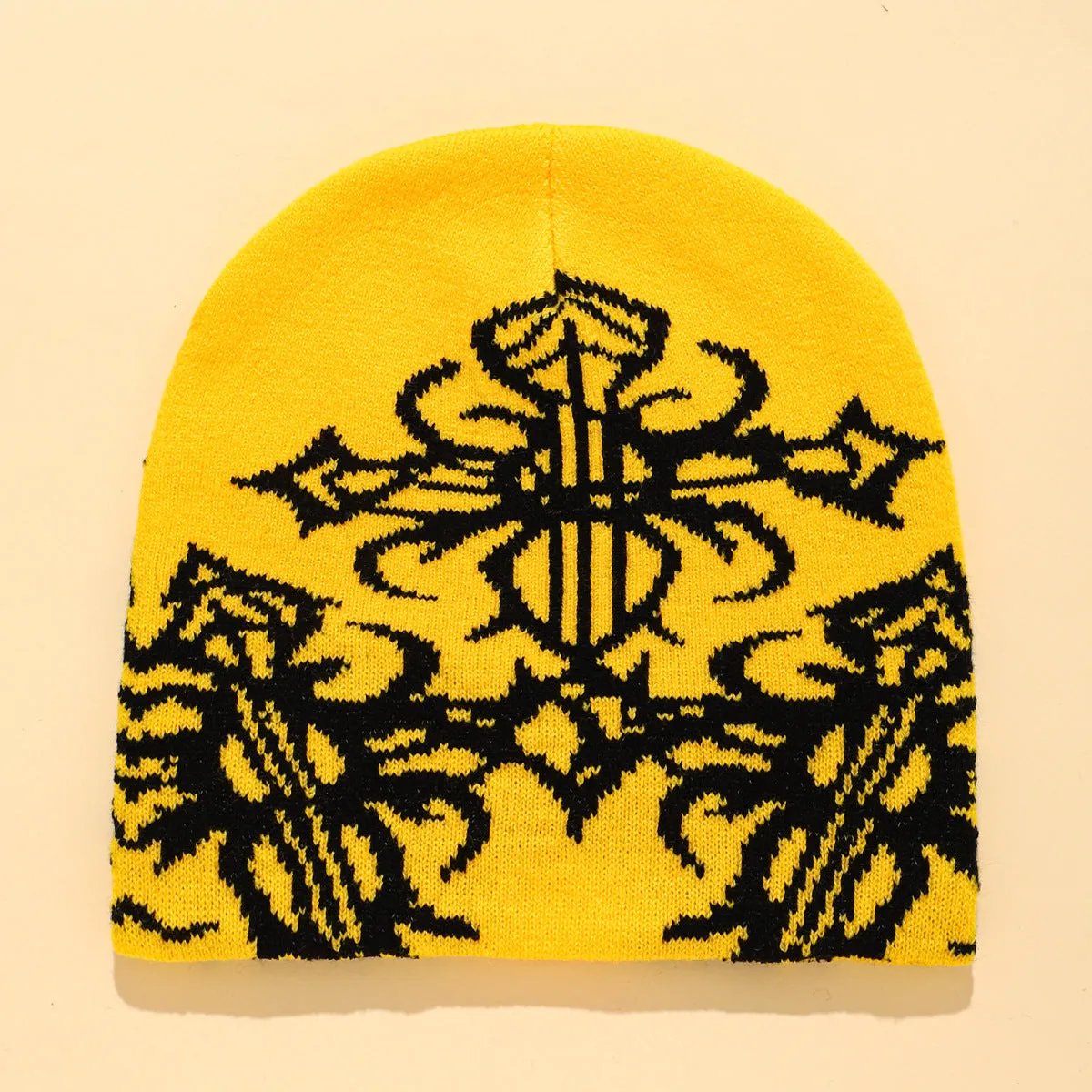 Wholesale Knitted Hat Cold Protection Jacquard Warm Woolen Hat