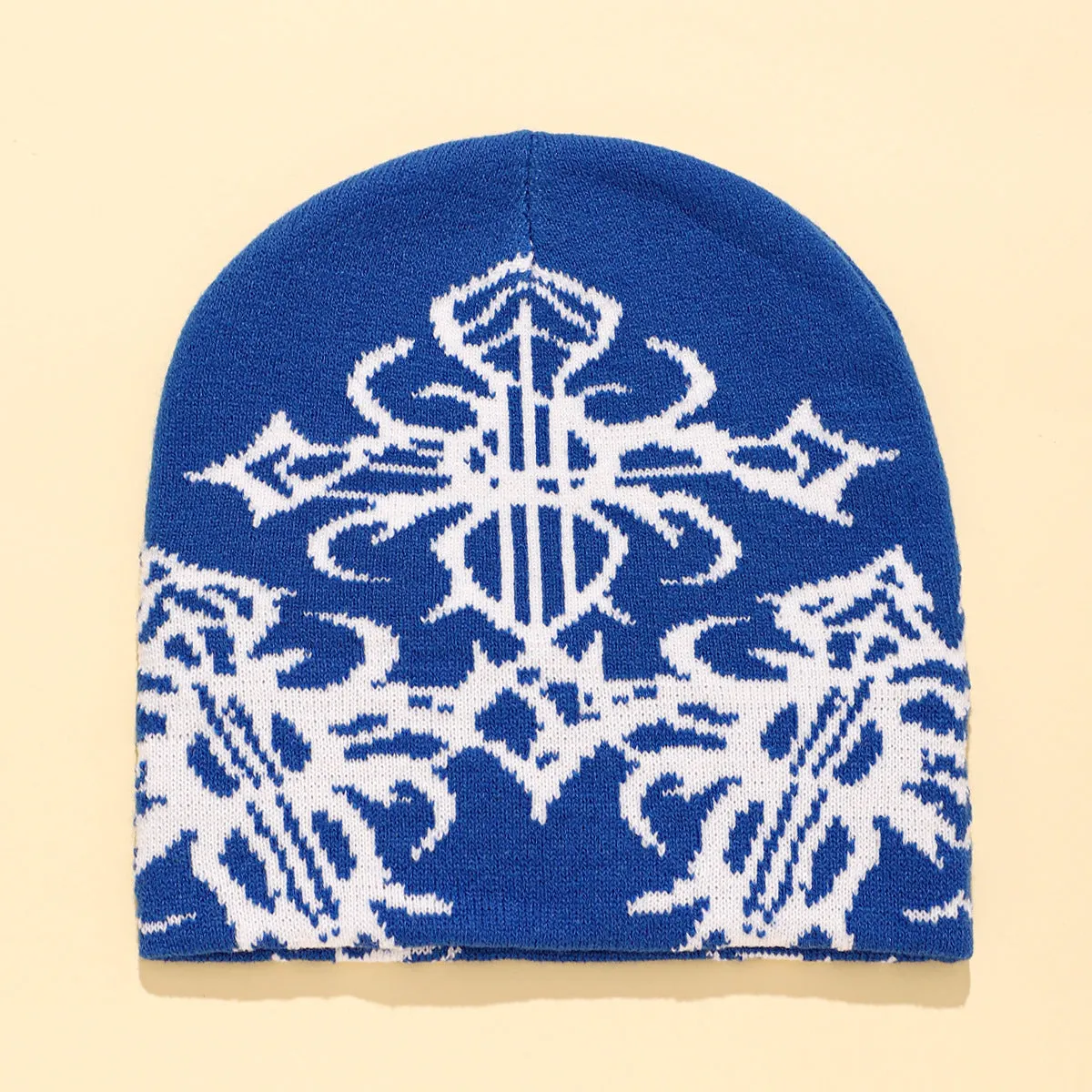 Wholesale Knitted Hat Cold Protection Jacquard Warm Woolen Hat