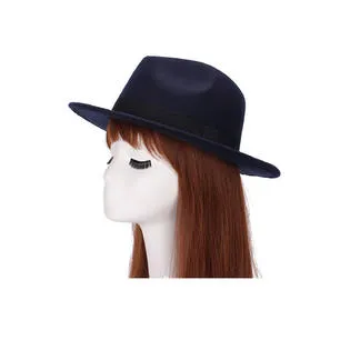 Women Ribbon Decorated Imitation Wool Warm Beret Hat - WBH93862