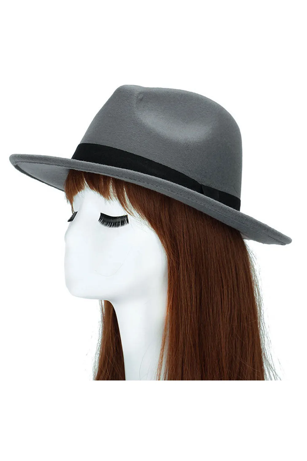 Women Ribbon Decorated Imitation Wool Warm Beret Hat - WBH93862